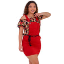 Jardineira Feminina Saia Bengaline Salopete Com Suspensório Zíper E Bolsos Mac